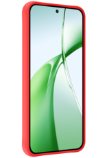 BASEY. Hoesje Geschikt voor OnePlus Nord CE4 Hoesje Siliconen Case Hoes Met 2x Screenprotector - Hoes Geschikt voor OnePlus Nord CE4 Hoes Cover Case - Rood