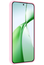 BASEY. Hoesje Geschikt voor OnePlus Nord CE4 Hoesje Siliconen Case Hoes Met 2x Screenprotector - Hoes Geschikt voor OnePlus Nord CE4 Hoes Cover Case - Lichtroze