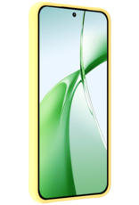 BASEY. Hoesje Geschikt voor OnePlus Nord CE4 Hoesje Siliconen Case Hoes Met 2x Screenprotector - Hoes Geschikt voor OnePlus Nord CE4 Hoes Cover Case - Geel