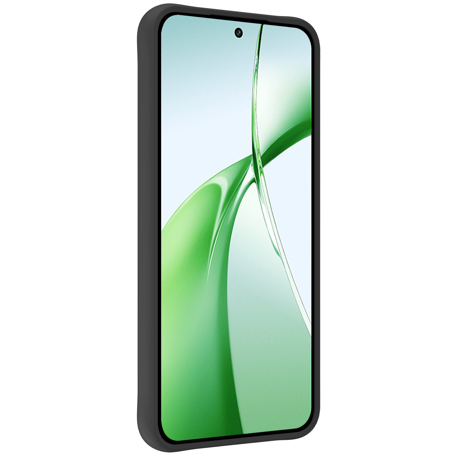 BASEY. Hoesje Geschikt voor OnePlus Nord CE4 Hoesje Siliconen Case Hoes Met Screenprotector - Hoes Geschikt voor OnePlus Nord CE4 Hoes Cover Case - Zwart