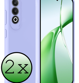 BASEY. BASEY. OnePlus Nord CE4 Hoesje Siliconen - Lichtblauw - 2 PACK