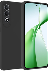 BASEY. Hoesje Geschikt voor OnePlus Nord CE4 Hoesje Siliconen Case Hoes - Hoes Geschikt voor OnePlus Nord CE4 Hoes Cover Case - Zwart