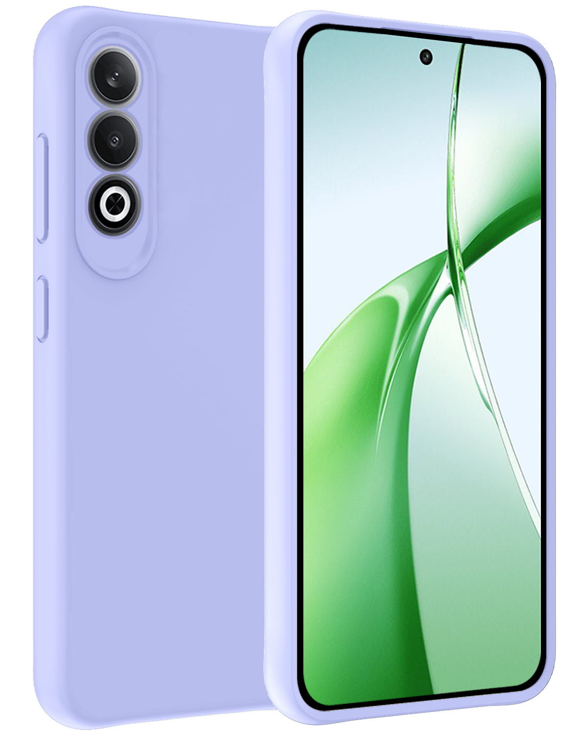 BASEY. Hoesje Geschikt voor OnePlus Nord CE4 Hoesje Siliconen Case Hoes - Hoes Geschikt voor OnePlus Nord CE4 Hoes Cover Case - Lichtblauw