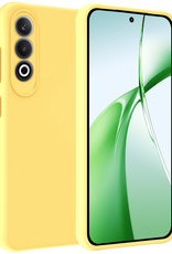 BASEY. Hoesje Geschikt voor OnePlus Nord CE4 Hoesje Siliconen Case Hoes - Hoes Geschikt voor OnePlus Nord CE4 Hoes Cover Case - Geel