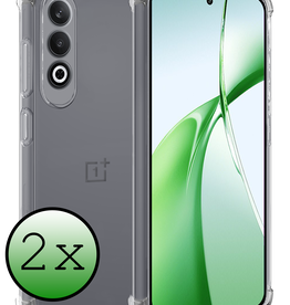 BASEY. BASEY. OnePlus Nord CE4 Hoesje Shockproof - Transparant - 2 PACK