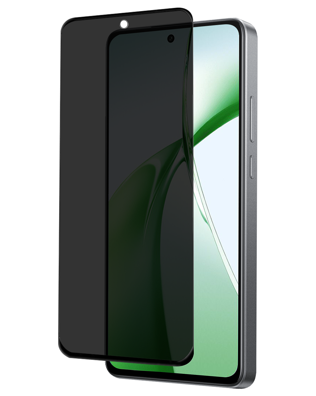BASEY. Screenprotector Geschikt voor OnePlus Nord CE4 Screenprotector Privacy Glas Gehard Full Cover - Screenprotector Geschikt voor OnePlus Nord CE4 Screenprotector Privacy Tempered Glass