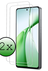 BASEY. Screenprotector Geschikt voor OnePlus Nord CE4 Screenprotector Glas Gehard Tempered Glass - Screenprotector Geschikt voor OnePlus Nord CE4 Screen Protector Screen Cover - 2 PACK