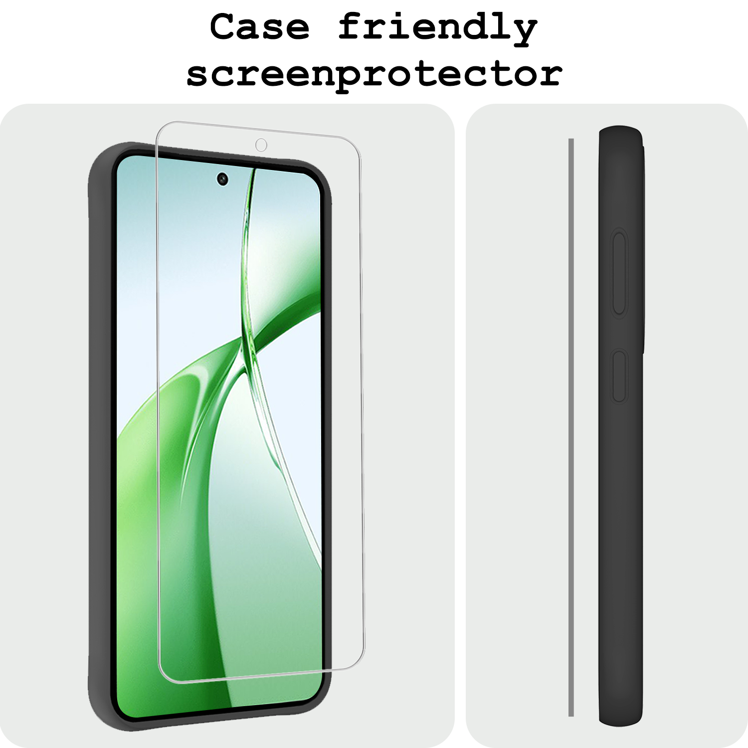 BASEY. Screenprotector Geschikt voor OnePlus Nord CE4 Screenprotector Glas Gehard Tempered Glass - Screenprotector Geschikt voor OnePlus Nord CE4 Screen Protector Screen Cover