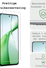 BASEY. Screenprotector Geschikt voor OnePlus Nord CE4 Screenprotector Glas Gehard Tempered Glass - Screenprotector Geschikt voor OnePlus Nord CE4 Screen Protector Screen Cover