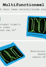 BASEY. Hoesje Geschikt voor iPad Pro 2018/2020/2021/2022 (12,9 inch) Hoesje Kinder Hoes Shockproof Kinderhoes Met 2x Screenprotector - Kindvriendelijk Hoesje Geschikt voor iPad Pro 12,9 inch 2018/2020/2021/2022 Hoes Kids Case - Blauw