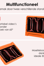 NoXx iPad Pro 12,9 inch 2018 Hoes Kinder Hoesje Kids Case Cover Kids Proof - iPad Pro 12,9 inch 2018 Kinder Hoes - Oranje