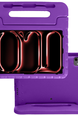 NoXx iPad Pro 12,9 inch 2022 Hoes Kinder Hoesje Kids Case Cover Kids Proof - iPad Pro 12,9 inch 2022 Kinder Hoes - Paars