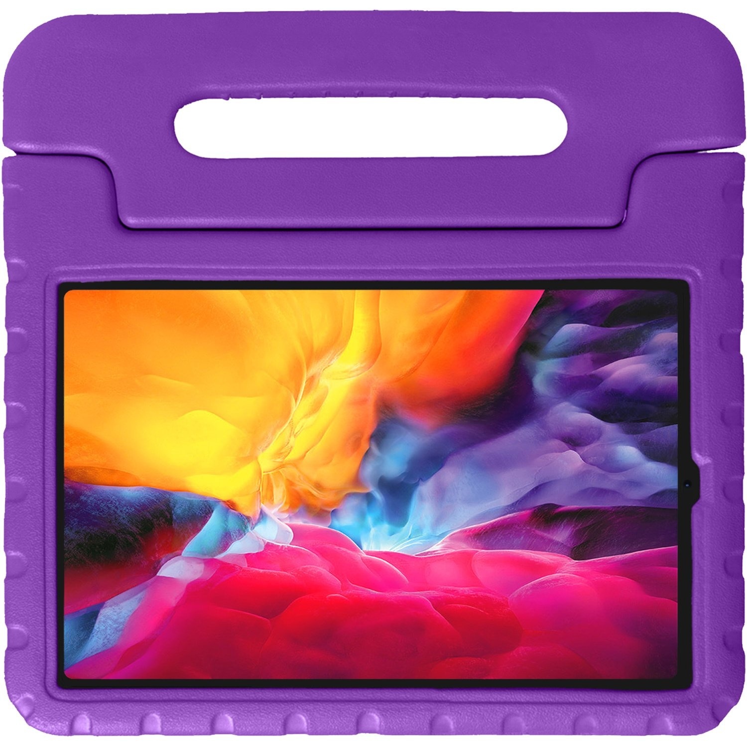 Nomfy iPad Pro 12,9 inch 2018 Hoes Kinder Hoesje Kids Case Cover Kids Proof - iPad Pro 12,9 inch 2018 Kinder Hoes - Paars