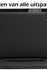 Nomfy iPad Pro 12,9 inch 2018 Hoes Kinder Hoesje Kids Case Cover Kids Proof - iPad Pro 12,9 inch 2018 Kinder Hoes - Zwart