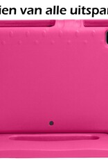 Nomfy iPad Pro 12,9 inch 2018 Hoes Kinder Hoesje Kids Case Cover Kids Proof Met 2x Screenprotector - iPad Pro 12,9 inch 2018 Kinder Hoes - Roze