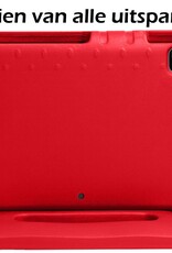 Nomfy iPad Pro 12,9 inch 2020 Hoes Kinder Hoesje Kids Case Cover Kids Proof - iPad Pro 12,9 inch 2020 Kinder Hoes - Rood
