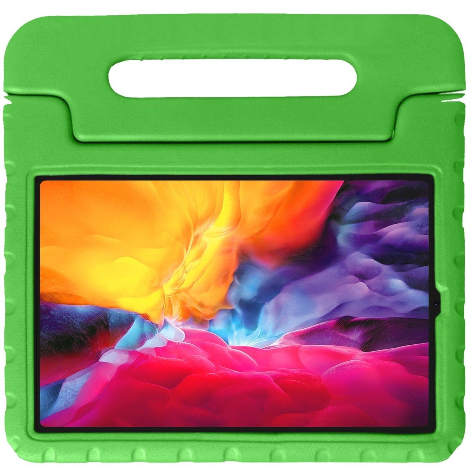 Nomfy iPad Pro 12,9 inch 2021 Hoes Kinder Hoesje Kids Case Cover Kids Proof - iPad Pro 12,9 inch 2021 Kinder Hoes - Groen