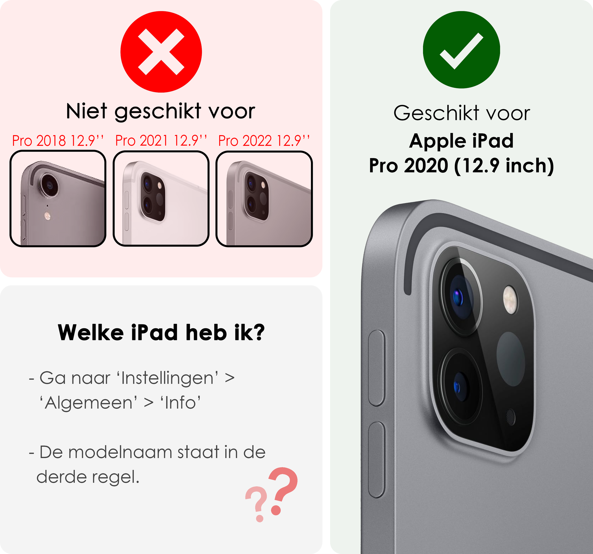 NoXx iPad Pro 12,9 inch 2020 Hoes Kinder Hoesje Kids Case Cover Kids Proof Met 2x Screenprotector - iPad Pro 12,9 inch 2020 Kinder Hoes - Licht Blauw