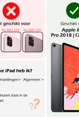 Nomfy iPad Pro 12,9 inch 2018 Hoes Kinder Hoesje Kids Case Cover Kids Proof - iPad Pro 12,9 inch 2018 Kinder Hoes - Rood