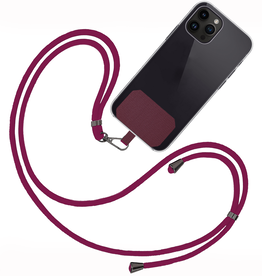 BASEY. BASEY. Universeel telefoonkoord - Donkerrood