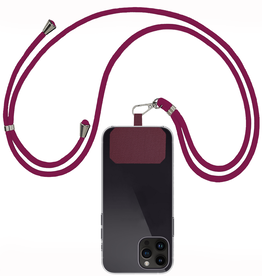 NoXx NoXx Universeel telefoonkoord - Donkerrood