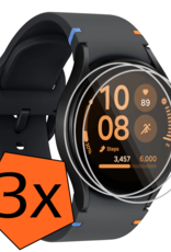 Nomfy Screenprotector Geschikt voor Samsung Watch FE 40 mm Screenprotector Glas Gehard Screen Cover - Screen Protector Geschikt voor Samsung Galaxy Watch FE (40 mm) Screenprotector Tempered Glass - 3 PACK