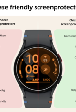 Nomfy Screenprotector Geschikt voor Samsung Watch FE 40 mm Screenprotector Glas Gehard Screen Cover - Screen Protector Geschikt voor Samsung Galaxy Watch FE (40 mm) Screenprotector Tempered Glass