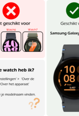 Nomfy Screenprotector Geschikt voor Samsung Watch FE 40 mm Screenprotector Glas Gehard Screen Cover - Screen Protector Geschikt voor Samsung Galaxy Watch FE (40 mm) Screenprotector Tempered Glass