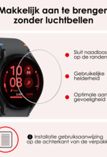 NoXx Screenprotector Geschikt voor Samsung Watch FE 40 mm Screenprotector Glas Gehard Screen Cover - Screen Protector Geschikt voor Samsung Galaxy Watch FE (40 mm) Screenprotector Tempered Glass - 3 PACK