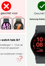 NoXx Screenprotector Geschikt voor Samsung Watch FE 40 mm Screenprotector Glas Gehard Screen Cover - Screen Protector Geschikt voor Samsung Galaxy Watch FE (40 mm) Screenprotector Tempered Glass