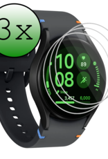 BASEY. Screenprotector Geschikt voor Samsung Watch FE 40 mm Screenprotector Glas Gehard Screen Cover - Screen Protector Geschikt voor Samsung Galaxy Watch FE (40 mm) Screenprotector Tempered Glass - 3 PACK