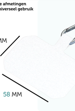 Forterra Telefoonkoord Universeel Telefoonkoorden Verstelbaar Telefoon Koord Telefoonketting - Universeel Telefoonkoord - 150 cm - Wit