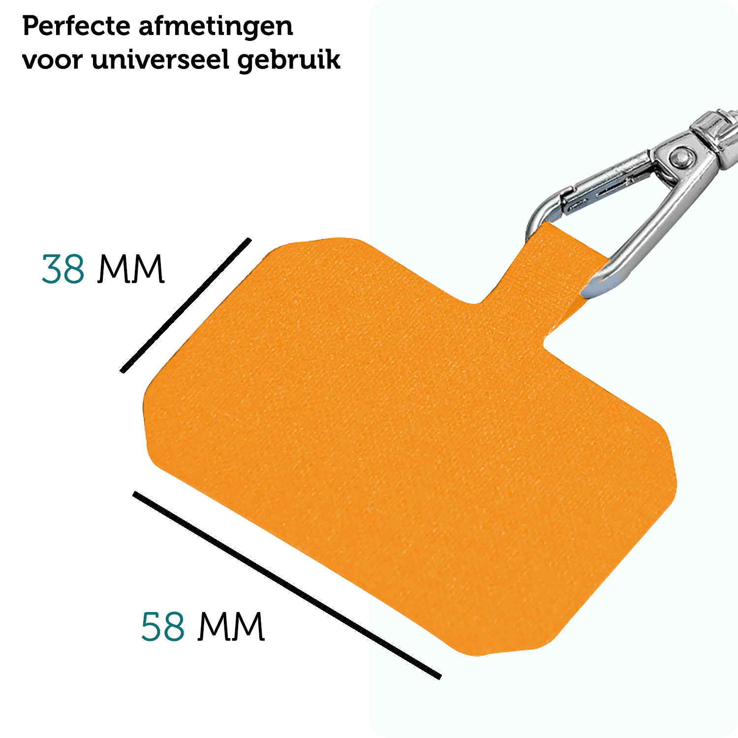 Forterra Telefoonkoord Universeel Telefoonkoorden Verstelbaar Telefoon Koord Telefoonketting - Universeel Telefoonkoord - 150 cm - Geel