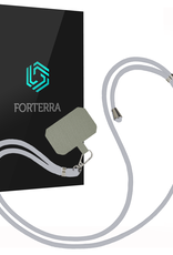 Forterra Telefoonkoord Universeel Telefoonkoorden Verstelbaar Telefoon Koord Telefoonketting - Universeel Telefoonkoord - 150 cm - Lichtgrijs