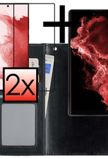 NoXx Hoes Geschikt voor <model> Hoesje Bookcase Hoes 2-in-1 Uitneembaar Cover Hard Case Met 2x Screenprotector - <color>