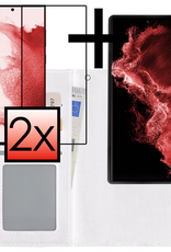 NoXx Hoes Geschikt voor <model> Hoesje Bookcase Hoes 2-in-1 Uitneembaar Cover Hard Case Met 2x Screenprotector - <color>