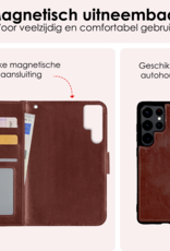 NoXx Hoes Geschikt voor <model> Hoesje Bookcase Hoes 2-in-1 Uitneembaar Cover Hard Case Met 2x Screenprotector - <color>