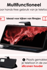 NoXx Hoes Geschikt voor <model> Hoesje Bookcase Hoes 2-in-1 Uitneembaar Cover Hard Case Met Screenprotector - <color>