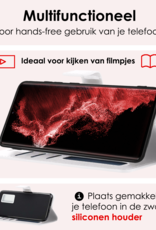 NoXx Hoes Geschikt voor <model> Hoesje Bookcase Hoes 2-in-1 Uitneembaar Cover Hard Case Met Screenprotector - <color>