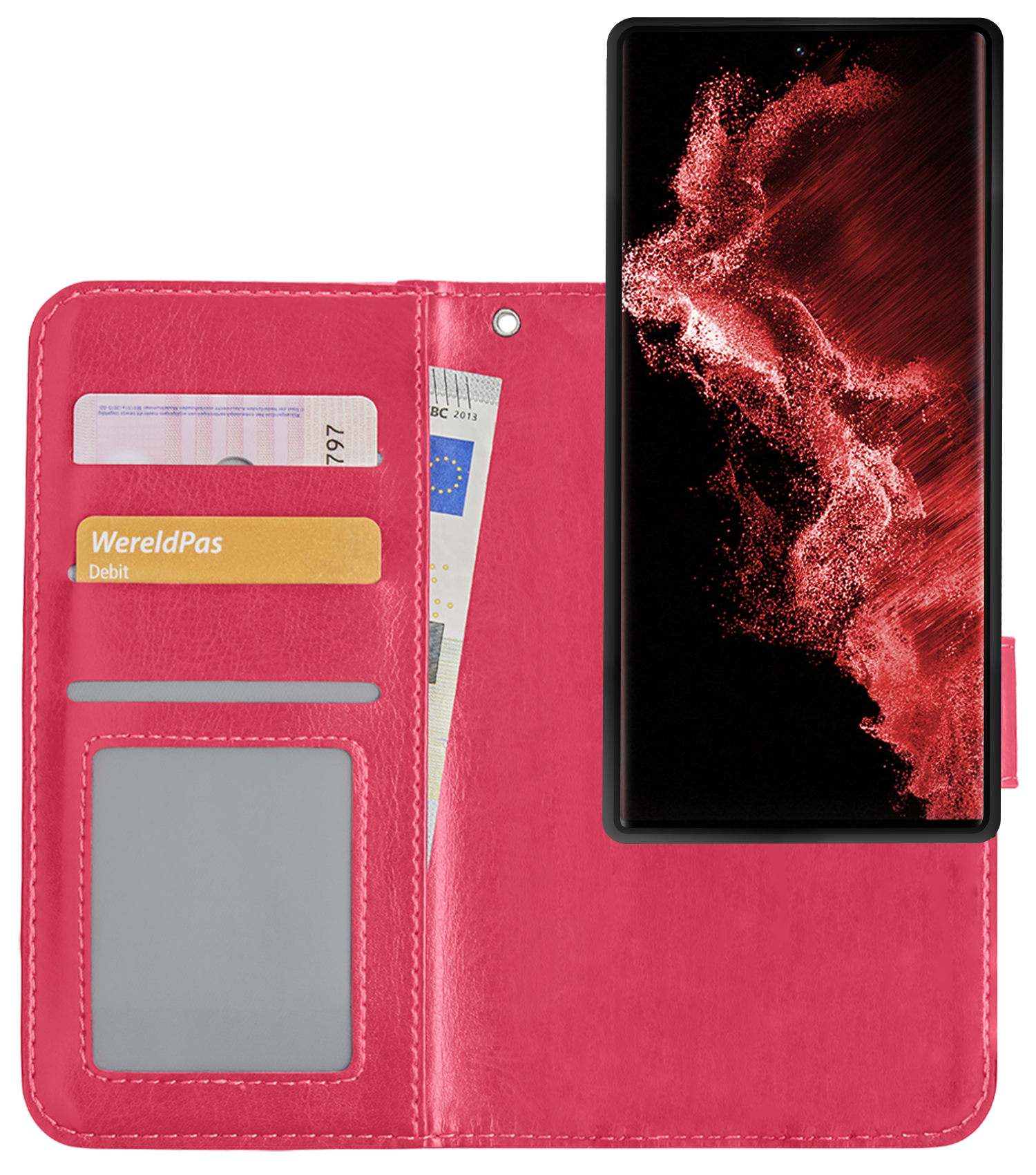 NoXx Hoes Geschikt voor <model> Hoesje Bookcase Hoes 2-in-1 Uitneembaar Cover Hard Case - <color>