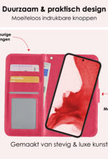 NoXx Hoes Geschikt voor <model> Hoesje Bookcase Hoes 2-in-1 Uitneembaar Cover Hard Case Met 2x Screenprotector - <color>