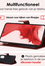 NoXx Hoes Geschikt voor <model> Hoesje Bookcase Hoes 2-in-1 Uitneembaar Cover Hard Case Met 2x Screenprotector - <color>