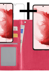 NoXx Hoes Geschikt voor <model> Hoesje Bookcase Hoes 2-in-1 Uitneembaar Cover Hard Case Met Screenprotector - <color>