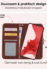 NoXx Hoes Geschikt voor <model> Hoesje Bookcase Hoes 2-in-1 Uitneembaar Cover Hard Case Met Screenprotector - <color>