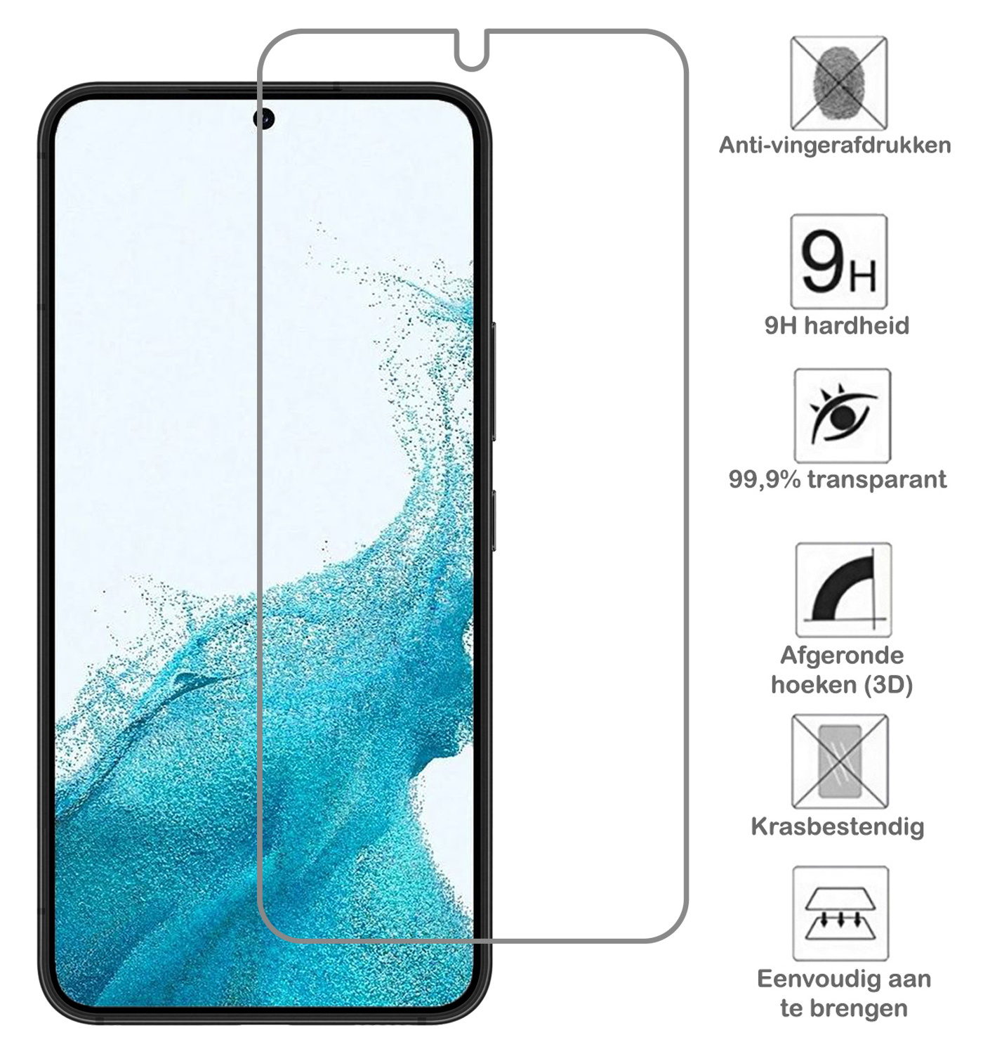 NoXx Hoes Geschikt voor <model> Hoesje Bookcase Hoes 2-in-1 Uitneembaar Cover Hard Case Met Screenprotector - <color>