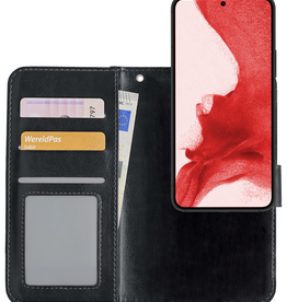 NoXx NoXx Samsung Galaxy S22 Plus Hoesje Bookcase Uitneembaar - Zwart