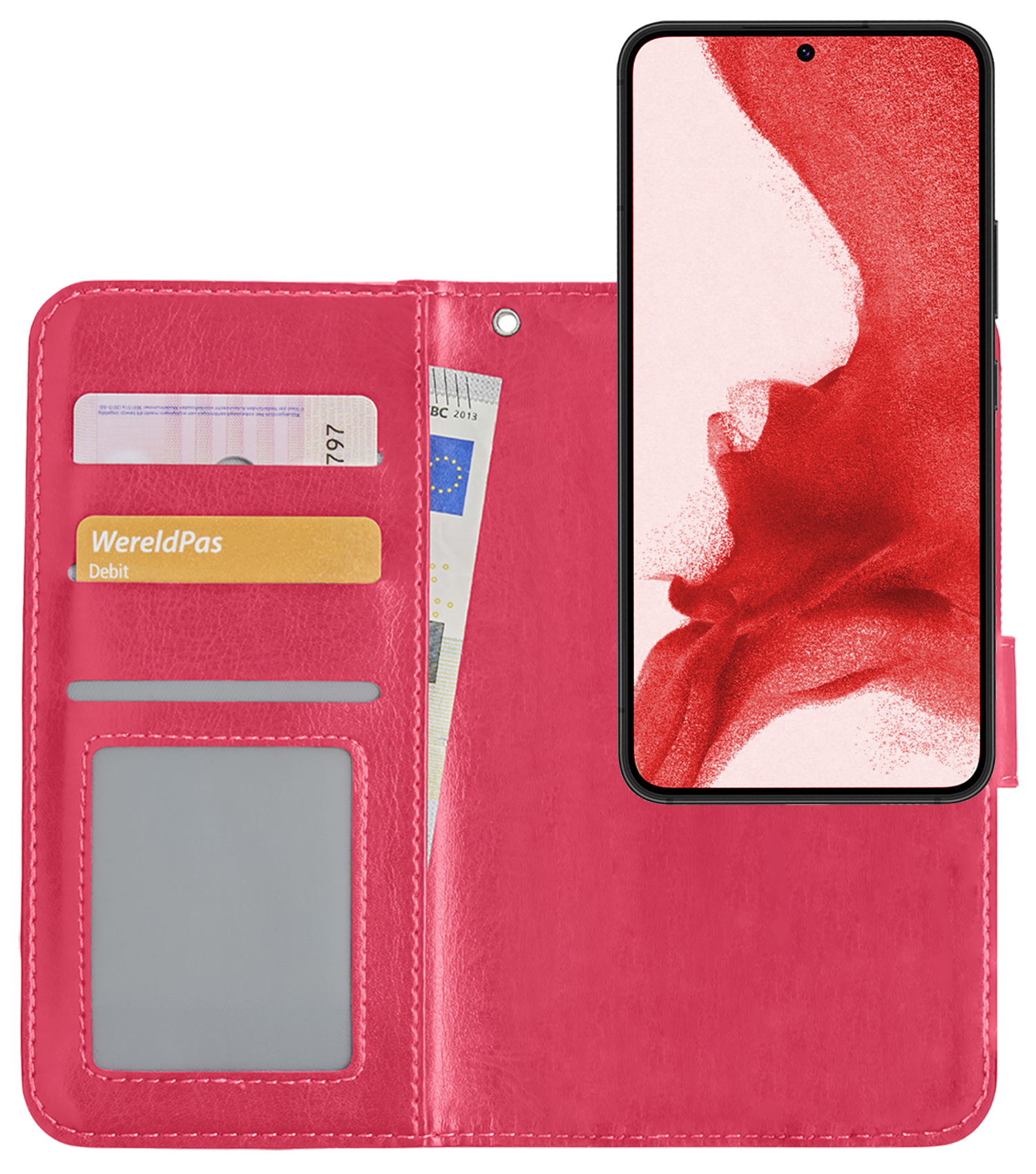 NoXx Hoes Geschikt voor <model> Hoesje Bookcase Hoes 2-in-1 Uitneembaar Cover Hard Case - <color>