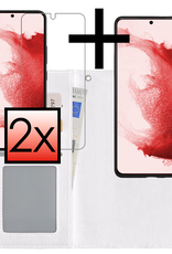 NoXx Hoes Geschikt voor <model> Hoesje Bookcase Hoes 2-in-1 Uitneembaar Cover Hard Case Met 2x Screenprotector - <color>