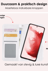 NoXx Hoes Geschikt voor <model> Hoesje Bookcase Hoes 2-in-1 Uitneembaar Cover Hard Case Met 2x Screenprotector - <color>