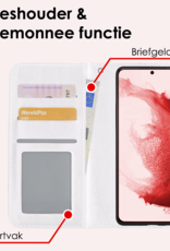 NoXx Hoes Geschikt voor <model> Hoesje Bookcase Hoes 2-in-1 Uitneembaar Cover Hard Case Met Screenprotector - <color>